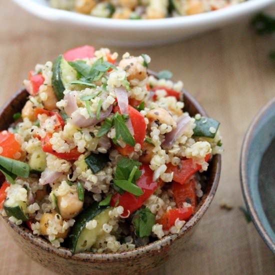 Roasted Vegetable Quinoa Salad