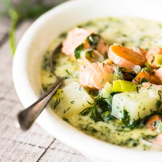 Finnish Salmon Soup