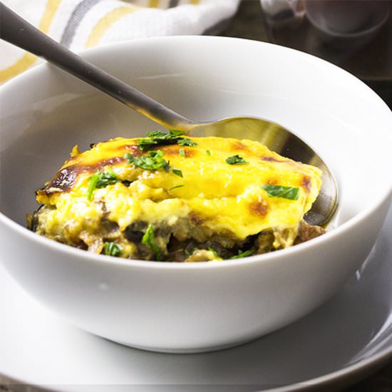 Leftover Lamb Moussaka