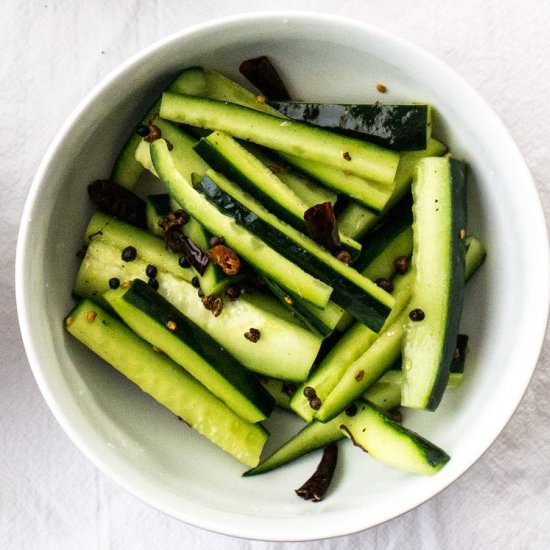 Sichuan Cucumber Salad