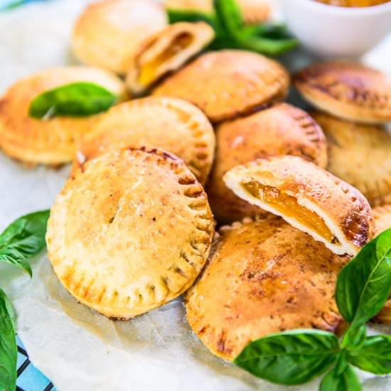 Basil Peach Hand Pie