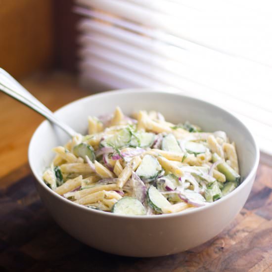 Cucumber and Dill Pasta Salad