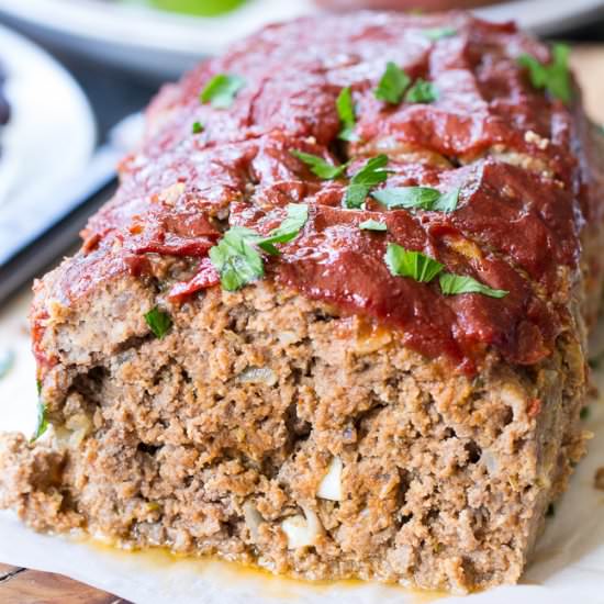 Whole30 Paleo Meatloaf
