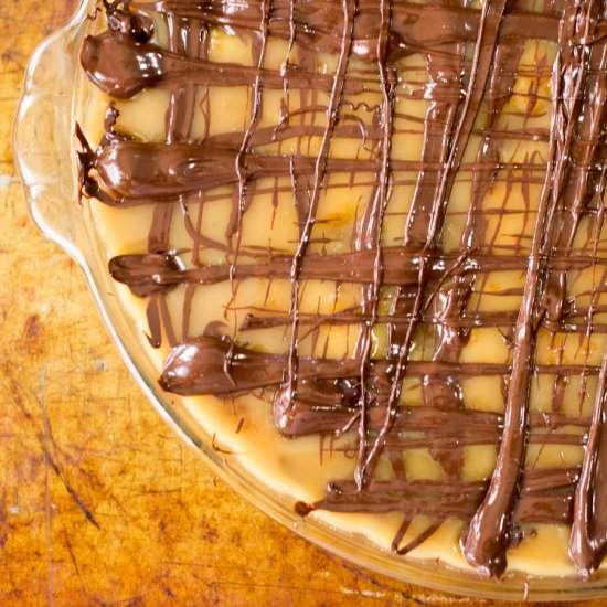 Chocolate Caramel Samoas Pie