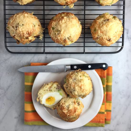 Sausage, Egg, & Cheese Muffins