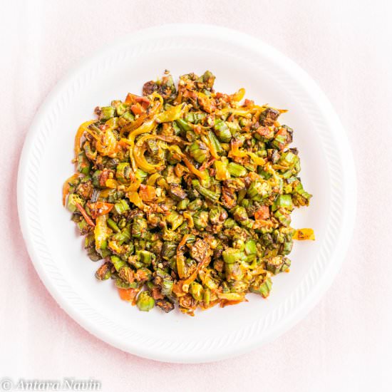 Tomatoes Bhendi Masala