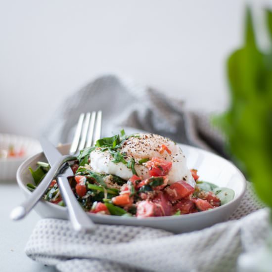 Quinoa & Wild Garlic Salad