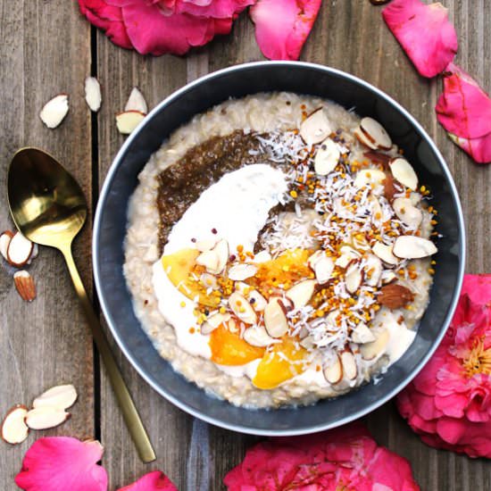 Honey Ricotta Oatmeal Parfait