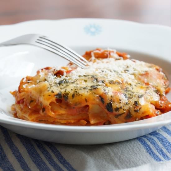 One-pot Vegetable Lasagna