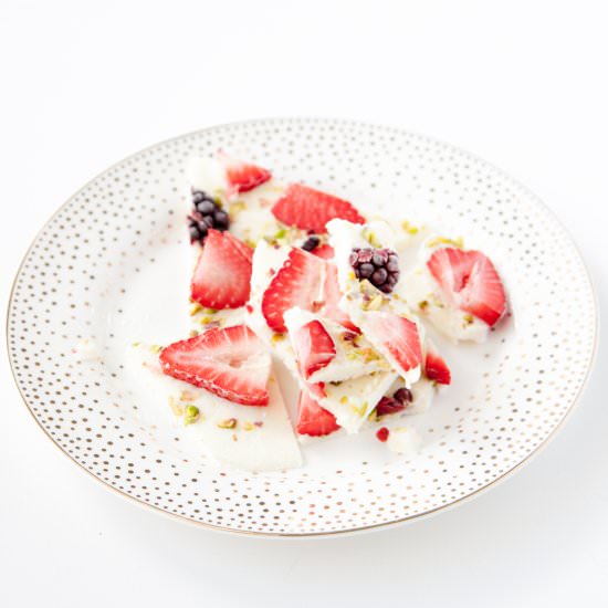 Berry Pistachio Yogurt Bark