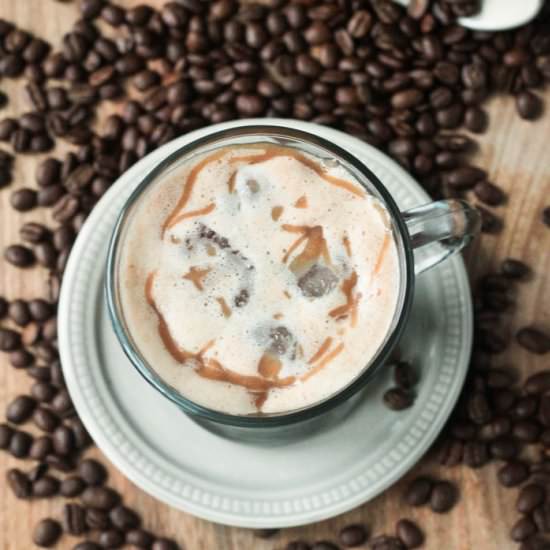 Homemade Iced Caramel Macchiato