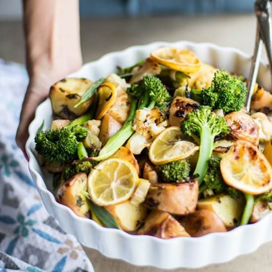 Roasted Spring Vegetables