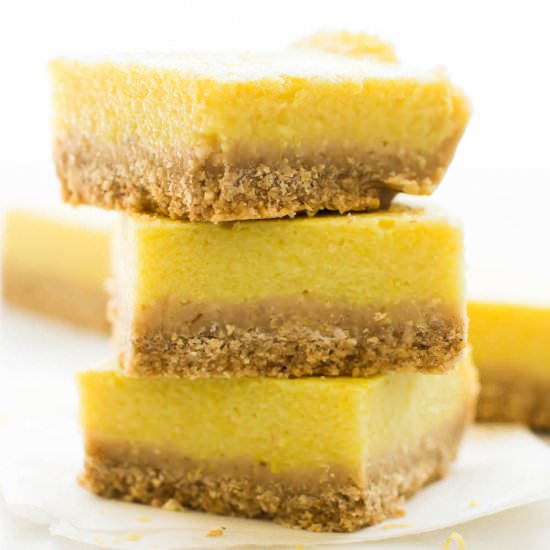 Secret Ingredient Vegan Lemon Bars