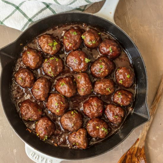Cranberry Cocktail Meatballs