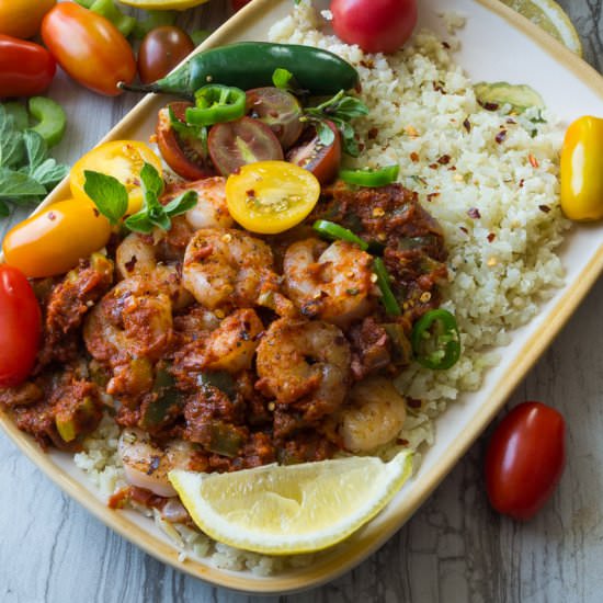 Whole30 Southern Shrimp and “Grits”