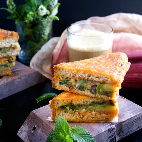 Stuffed Bread Pakora