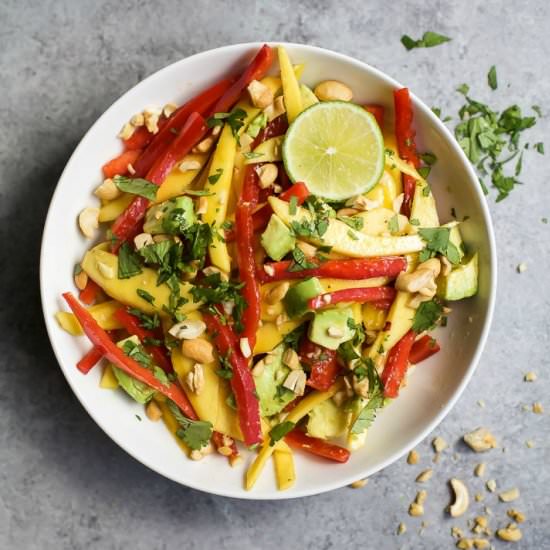 Thai Mango Avocado Salad