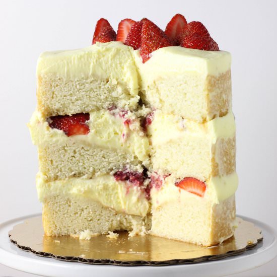 Berries and Cream Layer Cake