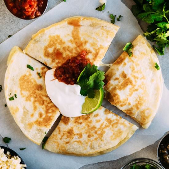 Margarita Chicken Quesadillas