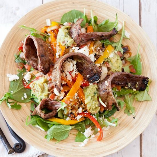 Grilled Steak Fajita Salad