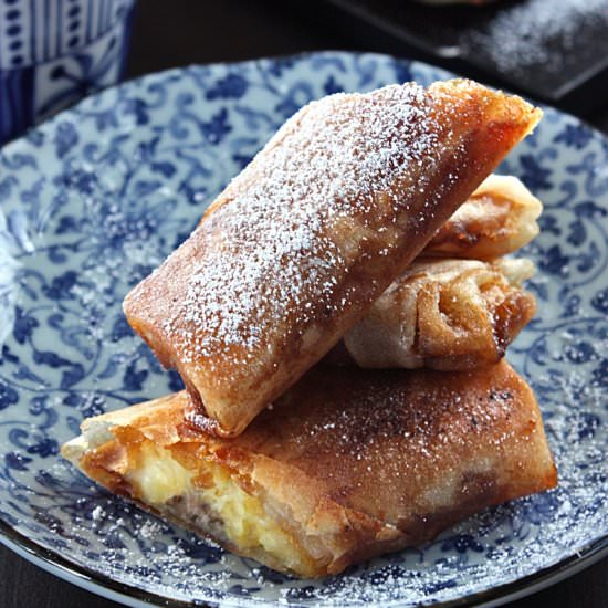 Banana Spring Rolls