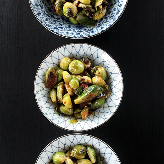 Brussels Sprouts with Thai Chili