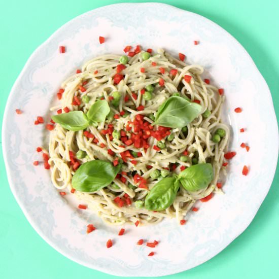 Creamy Vegan Pesto Pasta
