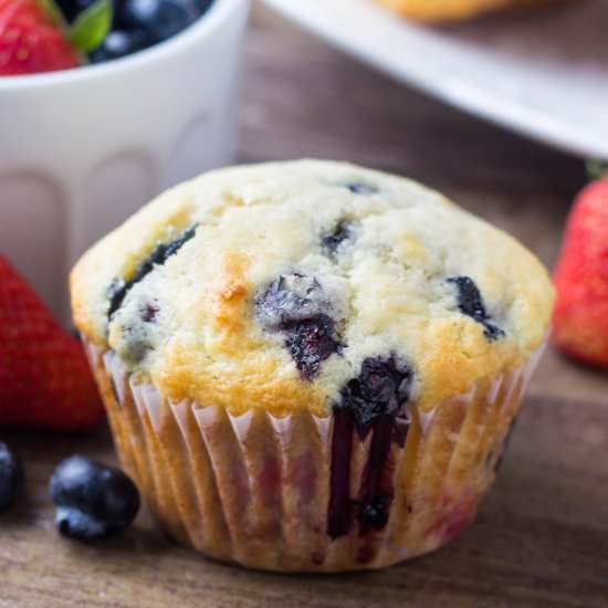 Triple Berry Muffins