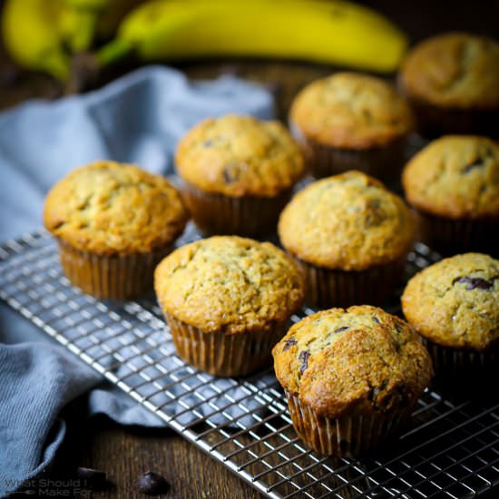 Chocolate Chip Banana Muffins