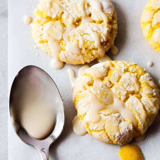 Lemon cake mix cookies