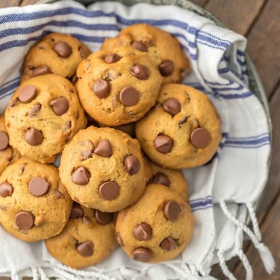 Applesauce Chocolate Chip Cookies