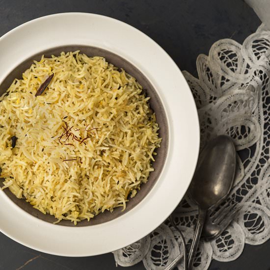 Aromatic Basmati Saffron Pilaf