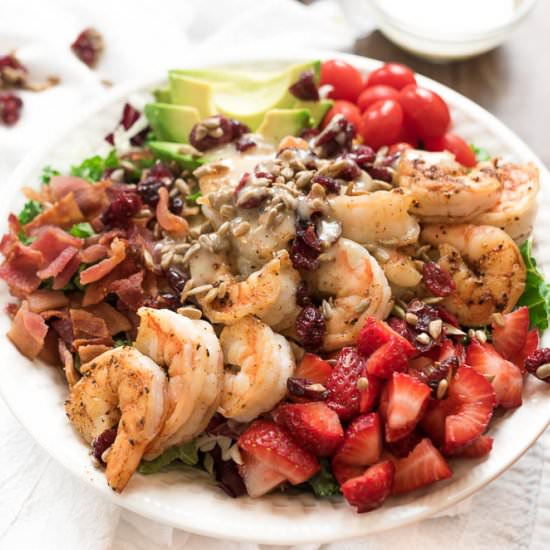 Chili Shrimp and Strawberry Salad
