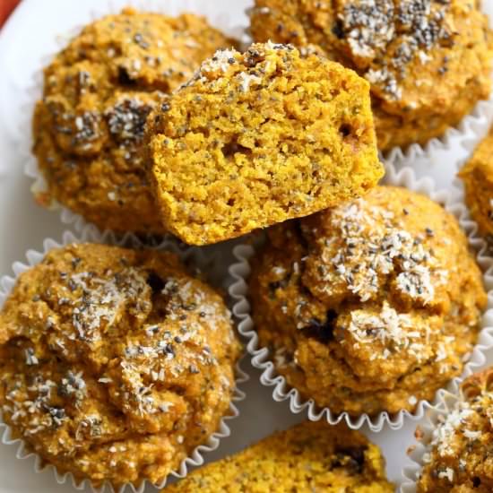 Turmeric Carrot Muffins