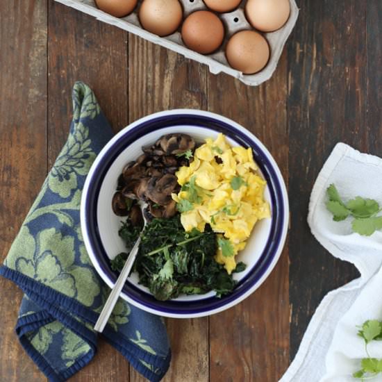 Veggie and Egg Breakfast Bowl