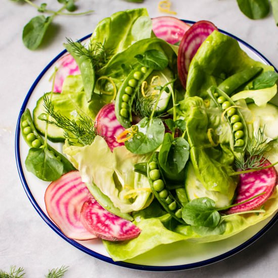 Spring Salad with Sugar Snap Peas