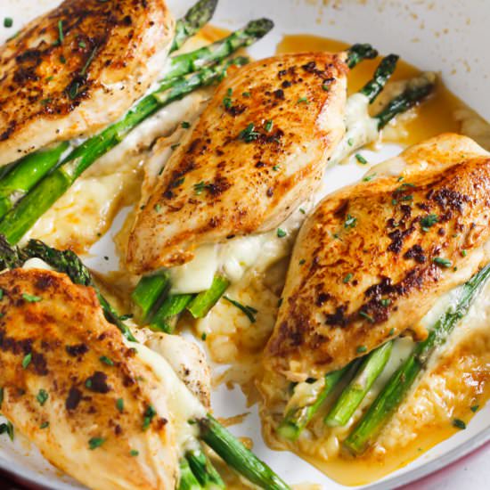 Asparagus Stuffed Chicken Breast