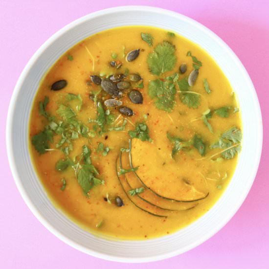 Vegan Miso Pumpkin Soup