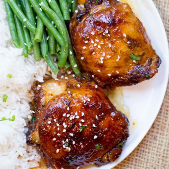 Slow Cooker Honey Garlic Chicken