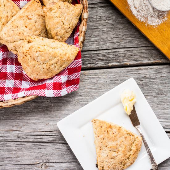 Sour Cream & Onion Savory Scones