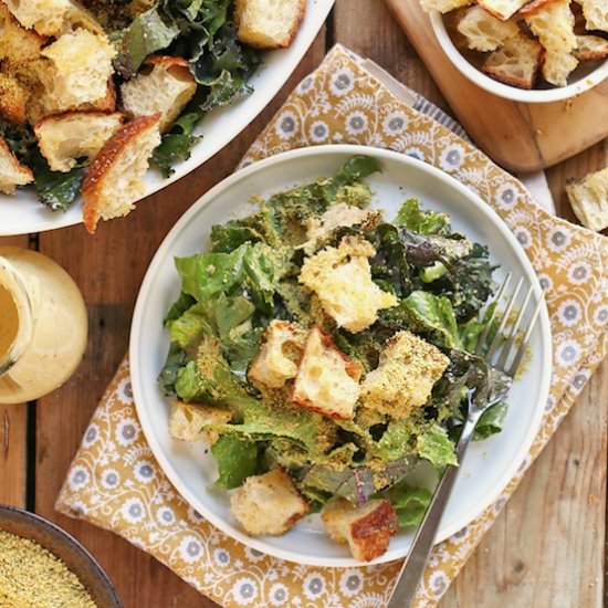 Kale Caesar Salad
