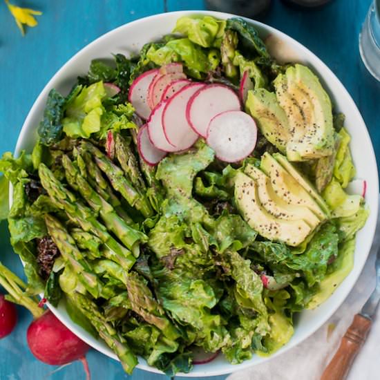 Radish & Asparagus Salad Recipe