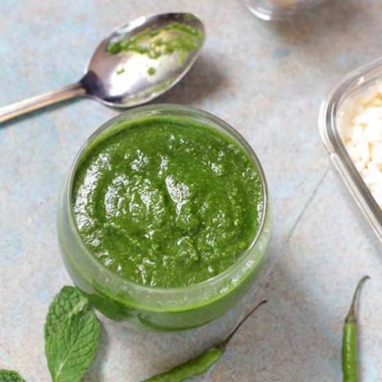 Green Chutney for Chaat