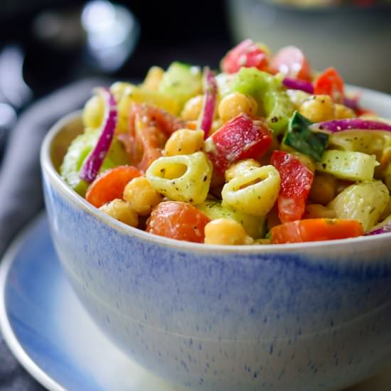 Vegan Avocado Pasta Salad