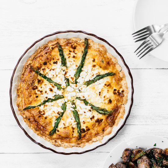 Asparagus Quiche