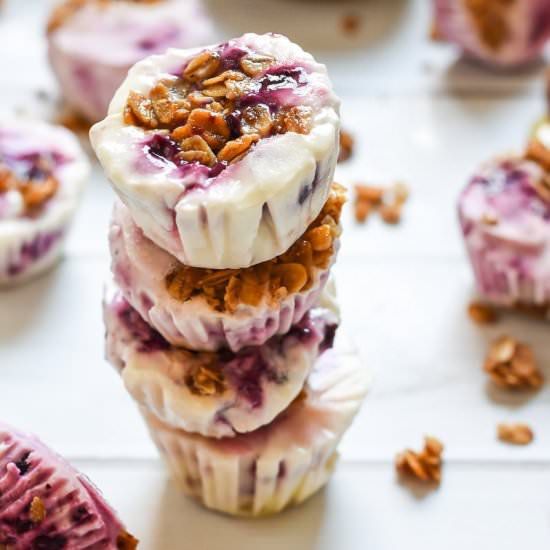 Berry Frozen Yogurt Bites
