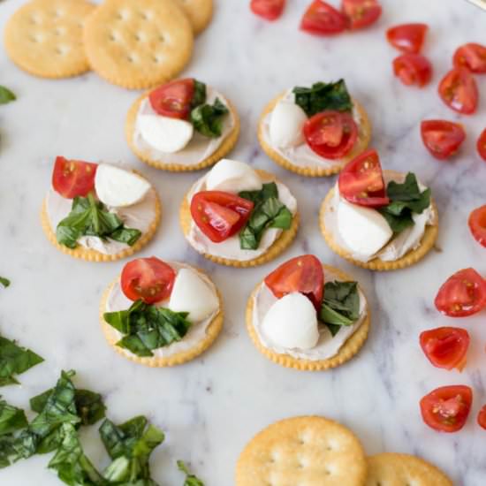 Simple Spring Caprese Appetizer