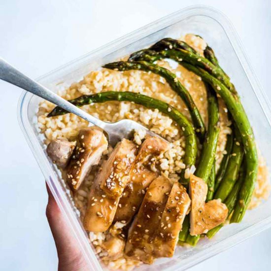 Sheet Pan Chicken and Asparagus