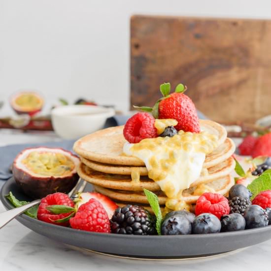 Healthy Low Gluten Mini Pancakes