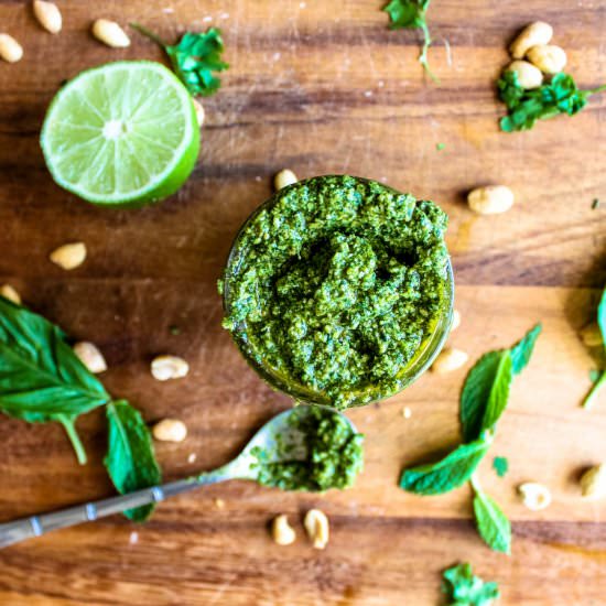 Thai Style Pesto Sauce